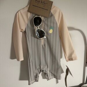 NWT Baby Swimwear with Sunglasses size 12m